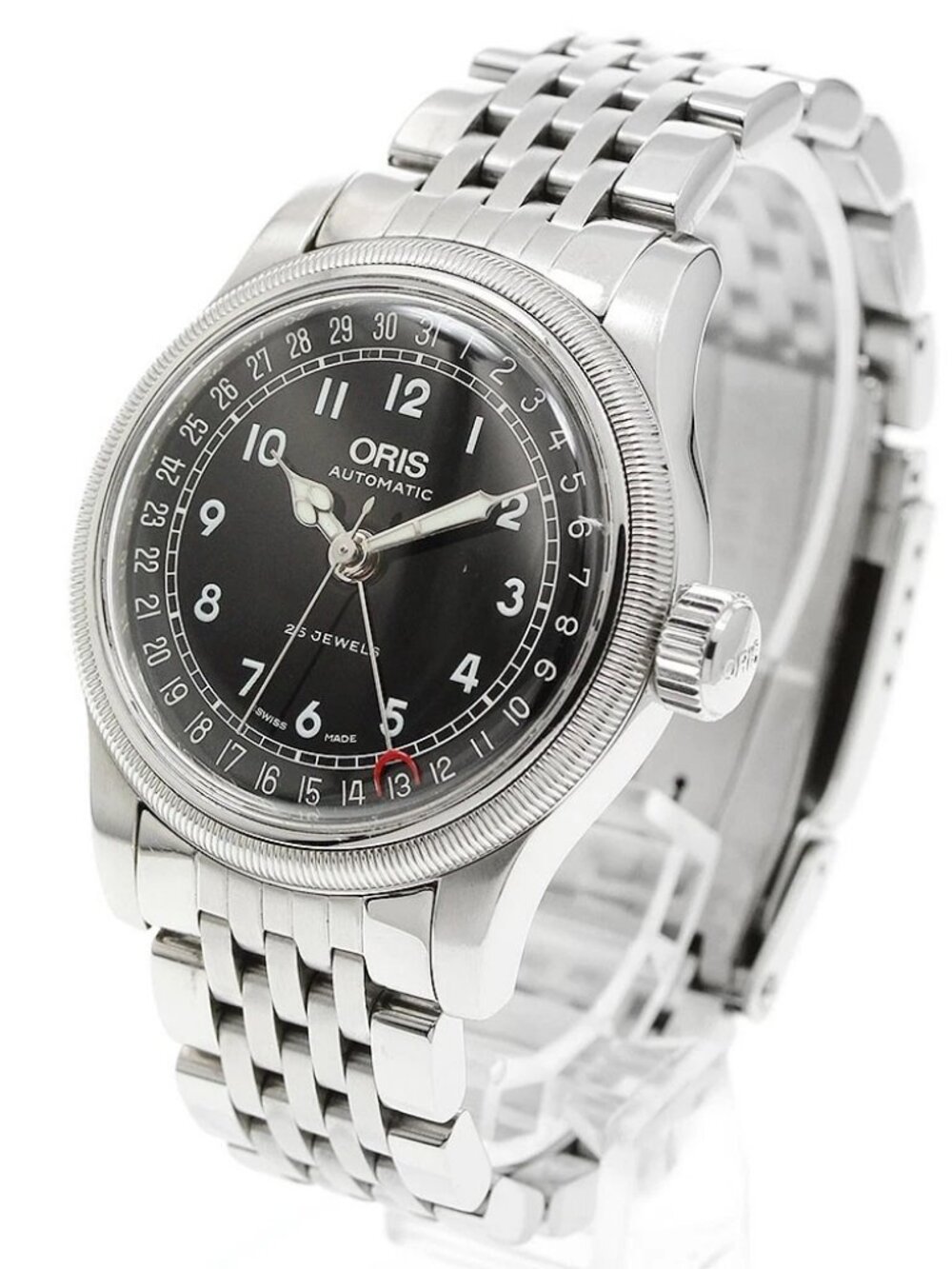 ORIS Pointer date 7551 black Dial Automatic Men's Watch_968584
